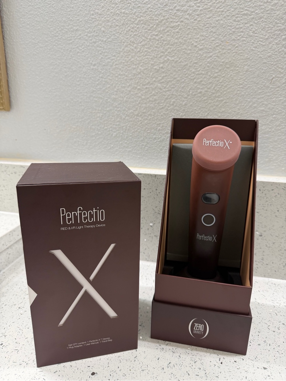 Perfection Perfectio X Skincare Device in Deep Mauve